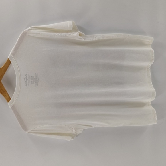 Rolling Stones Graphic Tee Size Medium Ivory Multi Color Graphic Short Sleeve - Picture 5 of 5